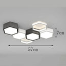 Axyaa Smart LED Ceiling Light for Nordic Home Decor, Dimmable Bedroom Salon Lighting