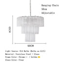 Axyaa Crystal LED Chandeliers: Luxury Lighting for Living Room & Restaurant
