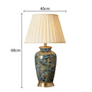 Axyaa Ceramic Desk Lamp: Luxury Classical Table Light for Bedroom, Living Room & Home Décor