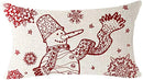 Axyaa Christmas Snowman Deer Pillowcase Set