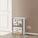 Axyaa Shoe Cabinet: Large Space-Saving Shoe Rack for Sneakers/Boots, Collapsible Organizer