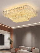 Axyaa Crystal Ceiling Lamp - Modern Minimalist Home Decoration Light for Living Room