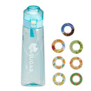 Axyaa 650ml Flavored Water Bottle: Sports Alr Up Drinking Cup with Fruit Fragrance Pods