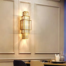 Axyaa Geometric Crystal Wall Lamp for Elegant Home Decor