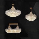 Luxury Crystal Chandelier for Duplex Living Room by Axyaa - Elegant Hanging Light Fixture