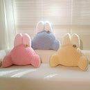 Axyaa Rabbit Backrest Office Chair Pillow: Comfortable Lumbar Support Cushion