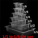 Axya Clear Acrylic GN Pans Food Containers Display Tray Storage Box
