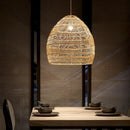 Axyaa Rattan Bird Nest Pendant Light for Bedroom Living Room Decor