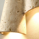Axyaa Vintage Yellow Cave Stone Wall Lamp