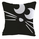 Axyaa Spooky Pumpkin Bat Pillowcase for Home Sofa Cushion Decor