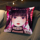 Axyaa Anime Pillow Cover by Chisato Tatumi for Sofa Room Decor and Wedding Gift