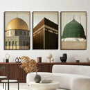 Axyaa Mosque Canvas Print Wall Art for Living Room Decor
