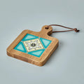 Axyaa Wooden Floral Kitchen Mat Set