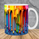 Colorful Paint Enthusiast Office Coffee Mug | Axyaa Gift for Friend's Birthday