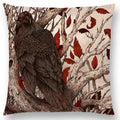 Axyaa Three Eyes Raven Steampunk Hummingbird Sofa Pillow Case Owl Cushion Cover