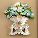 Axyaa Resin Angel Wall Vase: Ancient Mural Decor for Home Living Room Walls
