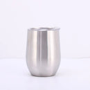 Axyaa Stainless Steel Thermos Bottle, 12oz Eggshell Cup for Travel, Office, School