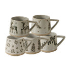 Axya Ceramic Handgrip Coffee Mug - Heat-resistant, Ideal for Home & Office
