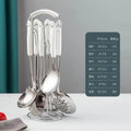 Axyaa Stainless Steel Kitchenware Set with Ceramic Handle - 7pcs Nordic Tools