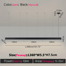 Axyaa Modern LED Pendant Lights - Colorful Splicing Chandelier for Home and Office