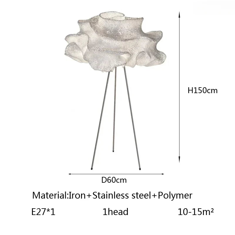 Axyaa Cloud Stainless Steel Pendant Chandelier LED Lamp for Home Decor