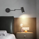 Axyaa Retro LED Swing Arm Wall Lamp Adjustable Telescopic 5W Fixture