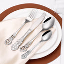 Axyaa Stainless Steel Luxury Cutlery Set - 30 Pieces