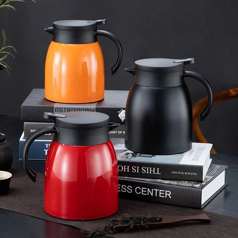 Axyaa Stainless Steel Tea Kettle Thermos Bottle with Tea-strainer