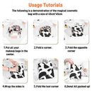Axyaa Eco Makeup Bag: Waterproof, Portable Organizer for Makeup & Camera