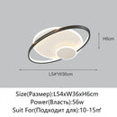 Axyaa Gold/Black LED Ceiling Lamp for Home Lighting - Indoor Decor Chandelier