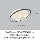 Axyaa Gold/Black LED Ceiling Lamp: Stylish Indoor Lighting Chandelier for Home Decor