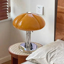 Axyaa Nordic Pumpkin LED Desk Lamp: Bauhaus Retro Bedroom Atmosphere Light