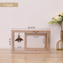 Axyaa Rotating Wooden Photo Frames - Personalized Couples Gifts