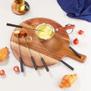 Axyaa Stainless Steel BBQ Forks with Heat Resistant Handle