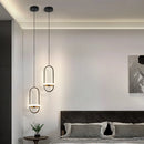 Axyaa LED Pendant Light: Nordic Modern Hanging Chandelier for Bedroom, Living Room & Dining Room