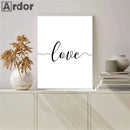 Nordic Motivation Quote Canvas Print Typography Poster for Home Decor by Axyaa