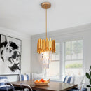 Axyaa Modern Crystal Chandelier for Elegant Living Spaces