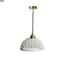 Axyaa Ceramic LED Pendant Chandelier | Japanese Style Hanging Light