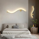 Axyaa Modern Brass LED Wall Lamp Living Room Bedroom Stairs Nordic Simple Copper Interior Wall Light