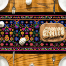 Axyaa Halloween Skulls Table Runner for Kitchen and Dining Room