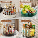 Axyaa Rotating Seasoning Storage Tray Turntable Kitchen Organizer