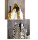 Axyaa Nordic Gold Ceramic Vases - Luxury Living Room Decor