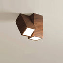Axyaa Antique Style Walnut Color Ceiling Light