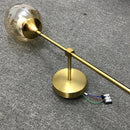 Axya Nordic Glass Wall Lamp for Bedroom Reading, Brass Lighting for Bathroom Mirror