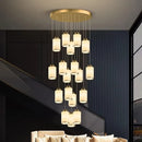 Axyaa Modern LED Pendant Chandeliers for Living Room – Indoor Staircase Hanging Light