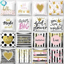 Axyaa Yellow Pink Pattern Square Pillowcase Home Decoration Cushion Cover