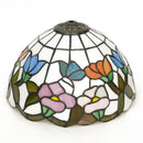 Axyaa 12" Scandinavian Stained Glass Cherry Blossoms Lampshade Retro Handmade Replacement