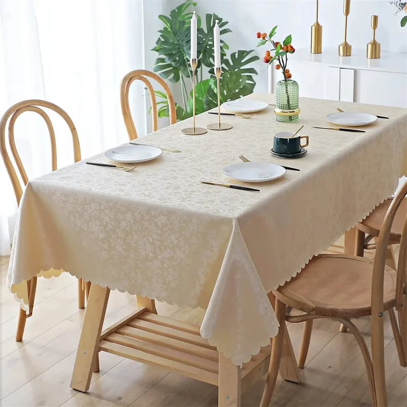 Axyaa Waterproof Nordic Tablecloth for Wedding Decor & Dining Table