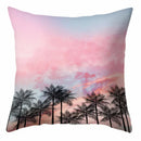 Axyaa Floral Landscape Painting Cushion Cover 45x45CM Home Decor Pillowcase