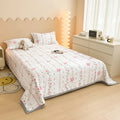 Axyaa Panda Print Milk Velvet Queen Size Blanket - Soft & Warm Flannel Sofa Throw
